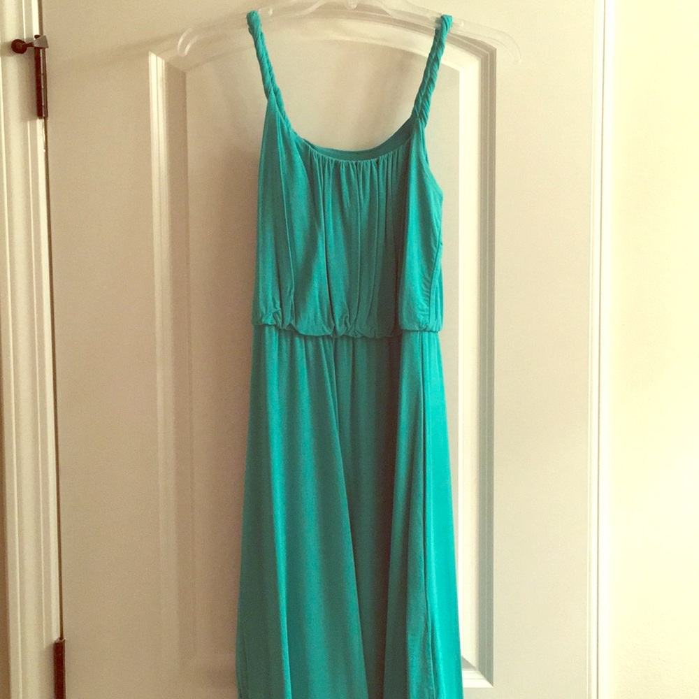 LOfT -Teal dress - size XS